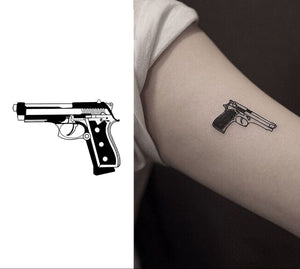 Gun Small Tattoo